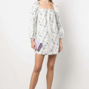 Reformation Jerri Floral-Print Mini Dress Sz S